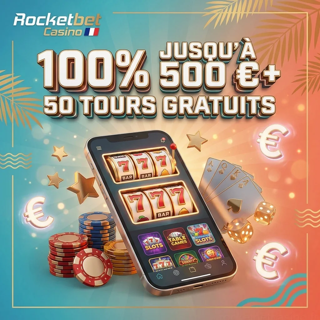100% JUSQU'À 500 €+ 50 TOURS GRATUITS